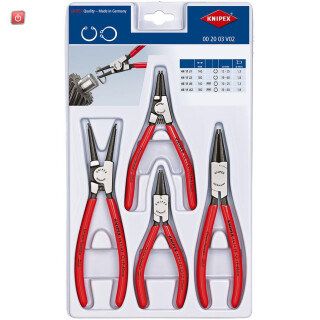 KNIPEX / 00 20 03 V02 / KNIPEX Sicherungsringzangen-Set / 4003773077640
