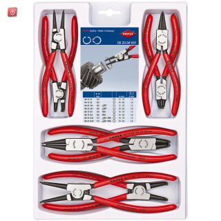 KNIPEX / 00 20 04 V01 / KNIPEX Sicherungsringzangen-Set / 4003773077633