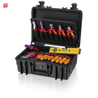 KNIPEX / 00 21 34 HL S2 / Werkzeugkoffer "Robust23 Start" Elektro / 4003773087366