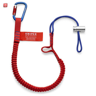 KNIPEX / 00 50 12 T BK / KNIPEX Fangleine 6kg + Mat.-Karabiner / 4003773088028