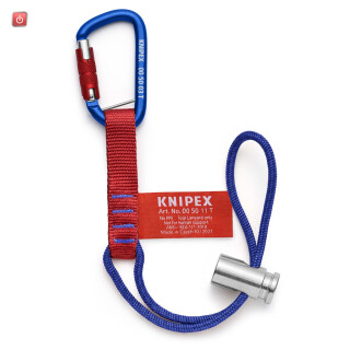KNIPEX / 00 50 13 T BK / KNIPEX Adapterschl. 6kg + Mat.-Karabiner / 4003773088035