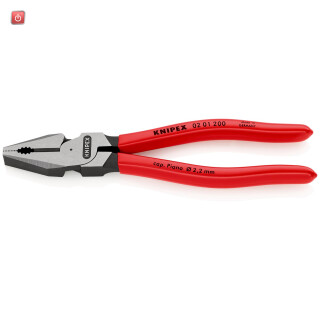 KNIPEX / 02 01 200 SB / KNIPEX Kraft-Kombizange / 4003773010524