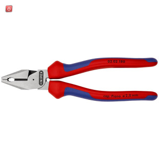 KNIPEX / 02 02 180 SB / KNIPEX Kraft-Kombizange / 4003773010517