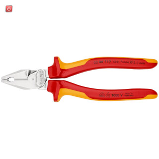KNIPEX / 02 06 180 SB / KNIPEX Kraft-Kombizange / 4003773040804