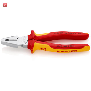 KNIPEX / 02 06 200 SB / KNIPEX Kraft-Kombizange / 4003773029496