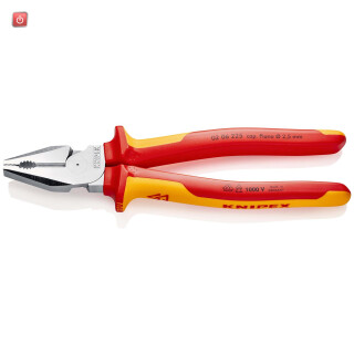 KNIPEX / 02 06 225 / KNIPEX Kraft-Kombizange / 4003773010036