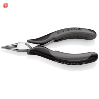 KNIPEX / 35 32 115 ESD / KNIPEX Elektronik-Greifzange ESD / 4003773024859
