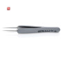 KNIPEX / 92 21 13 ESD / KNIPEX Gummi-Pinzette ESD Edelstahl / 4003773088639