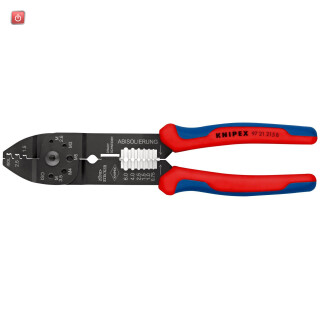 KNIPEX / 97 21 215 B / KNIPEX Crimpzange / 4003773019695