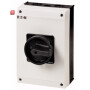 EATON / 207344 / Hauptschalter, P3, 63 A, Aufbau, 3-polig, HALT-Funktion, mit schwarzem Drehgriff und Sperrkranz, abschlieábar in 0-Stellung P3-63/I4/SVB-SW / EAN4015082073442