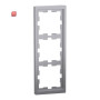 MERTEN / MEG4030-6536 / D-Life Rahmen, 3fach, Edelstahl / 4042811197841