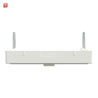 MERTEN / MEG4573-0319 / Zentralplatte für Schneider Electric-Connector 1fach, polarweiß / 4042811150051