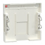 MERTEN / MEG4573-0319 / Zentralplatte für Schneider Electric-Connector 1fach, polarweiß / 4042811150051
