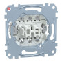 MERTEN / MEG3059-0000 / Doppeltaster-Einsatz, 2 Wechsel 1-polig, 10 A, AC 250 V, / 4042811144791