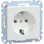 MERTEN / MEG2301-0325 / SCHUKO-Steckdose, Steckklemmen, aktivweiß glänzend, System M / 4042811138479