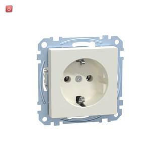 MERTEN / MEG2301-0419 / SCHUKO-Steckdose, Steckklemmen, polarweiß, System M / 4042811138509