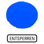 EATON / 216445 / M22-XDL-B / Tastenlinse,flach blau, blanko / EAN4015082164454