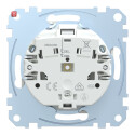 MERTEN / MEG2414-0319 / SCHUKO-Steckdose mit Klappdeckel, IP44, Berührungsschutz, Schraub- / 4042811141035