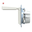 MERTEN / MEG2414-0319 / SCHUKO-Steckdose mit Klappdeckel, IP44, Berührungsschutz, Schraub- / 4042811141035