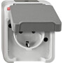 MERTEN / MEG2300-8029 / SCHUKO-Steckdose mit erhöhtem Berührungsschutz, lichtgrau, AQUASTAR / 4042811179731