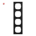 MERTEN / MEG4040-3603 / M-Pure-Rahmen, 4fach, schwarz...