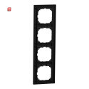 MERTEN / MEG4040-3603 / M-Pure-Rahmen, 4fach, schwarz matt, M-Pure / 4042811232146