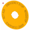 EATON / 216467 / Schild, NOT-AUS, gelb, D = 90 mm,...
