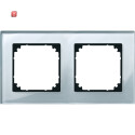 MERTEN / MEG489260 / M-PLAN-Echtglasrahmen, 2fach,...