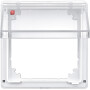 MERTEN / MEG516919 / Zwischenring mit transparentem Klappdeckel, polarweiß, AQUADESIGN / 4042811015251