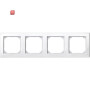 MERTEN / MEG478419 / M-SMART-Rahmen, 4fach, polarweiß glänzend / 4042811033125