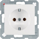 BER47438989 /  Steckdose SCHUKO S.1/B.x polarweiß...
