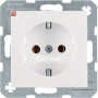 BER47438989 /  Steckdose SCHUKO S.1/B.x polarweiß gl / EAN4011334277552
