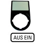 EATON / 216490 / M22S-ST-D10 / Tastenzusatz-Schildtr&auml;ger: AUS EIN / EAN4015082164904