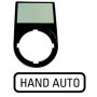 EATON / 216492 / M22S-ST-D11 / Tastenzusatz-Schildtr&auml;ger: Hand AUTO / EAN4015082164928