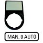 EATON / 216501 / M22S-ST-GB12 / Tastenzusatz-Schildtr&auml;ger: MAN 0 AUTO / EAN4015082165017