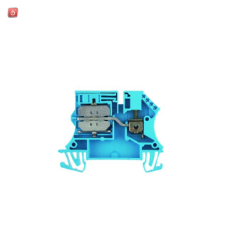 WEIDMÜLLER / 1010780000 / WNT 4 10X3 / Trenn- und Messtrenn-Reihenklemme, Schraubanschluss, blau, 4 mm², 32 / EAN 4008190020651
