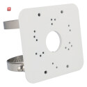 Masthalterung DAHUA aus Aluminium und Stahl, Weiß