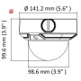 4 MP IP Dome-Kamera HIKVISION mit Optischer Zoom, 30 m Nachtsicht