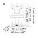 weiße Wandhalterung aus Aluminiumlegierung HIKVISION