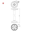 Hängemontagehalterung für Turmkamera HIKVISION