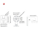 Wandhalterung für Dome-Kameras HIKVISION