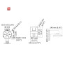 Wandhalterung für Mini-Dome-Kameras HIKVISION