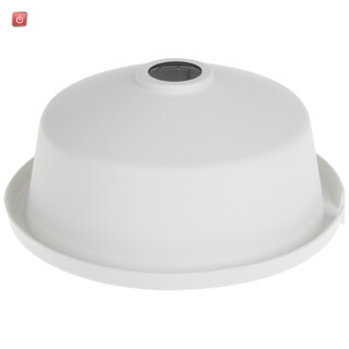 weißer Regenschutz für Outdoor-Dome-Kamera aus Kunststoff HIKVISION