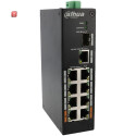 8-Ports PoE-Switch DAHUA, 2 HPoE, 1 SFP, 96W
