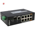 8-Ports PoE-Switch DAHUA, 2 HPoE, 1 SFP, 96W