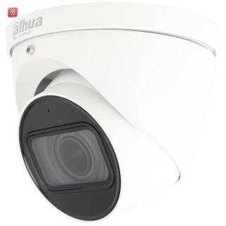 4 MP IP Turret-Kamera DAHUA mit KI, Mikrofon, Optischer Zoom, 40 m Nachtsicht