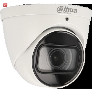 5 MP IP Turret-Kamera DAHUA mit Mikrofon, KI, Optischer Zoom und 40 m Nachtsicht. SMD 4.0