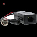 Passiver Video-Balun BNC-LAN-BNC Adapter mit Strom MOVOK