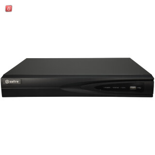 4 BNC-Kanäle XVR SAFIRE, 5-in-1 (CVI/TVI/AHD/Analog/IP), Max. 4 MP Auflösung