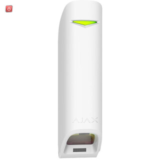 AJAX Funk-Außenvorhangsbewegungsmelder, Weiß. MotionProtectCurtain